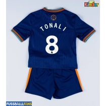 Newcastle United Sandro Tonali #8 3rd trikot Kinder 2025-26 Kurzarm (+ Kurze Hosen)